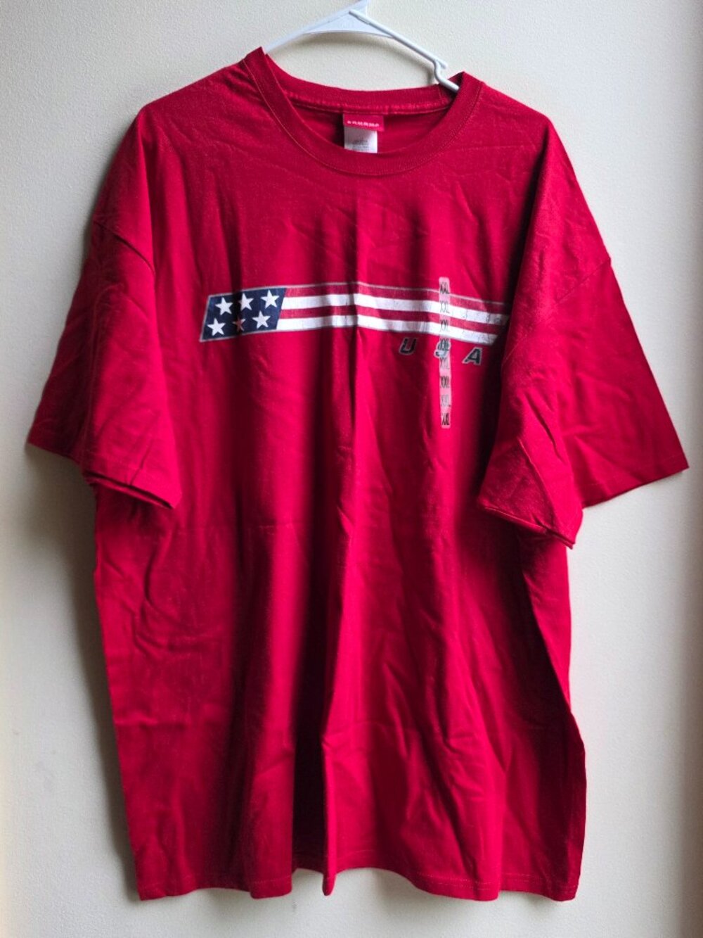 NWT Sonoma American Flag Red T-Shirt Big & Tall Size XXL